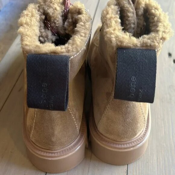 NWT RAG & BONE Quest lace-up suede ankle boots in Camel - Picture 4 of 4